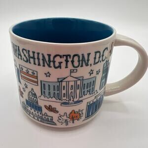 Starbucks 2017 Washington DC Been There Series Collection Cup Mug 14oz No Box